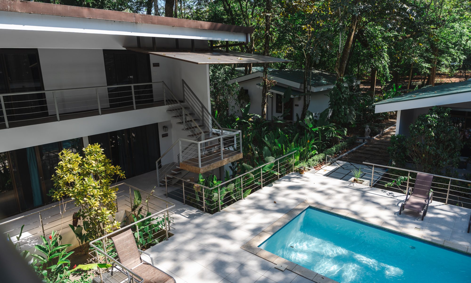 View from lounge area